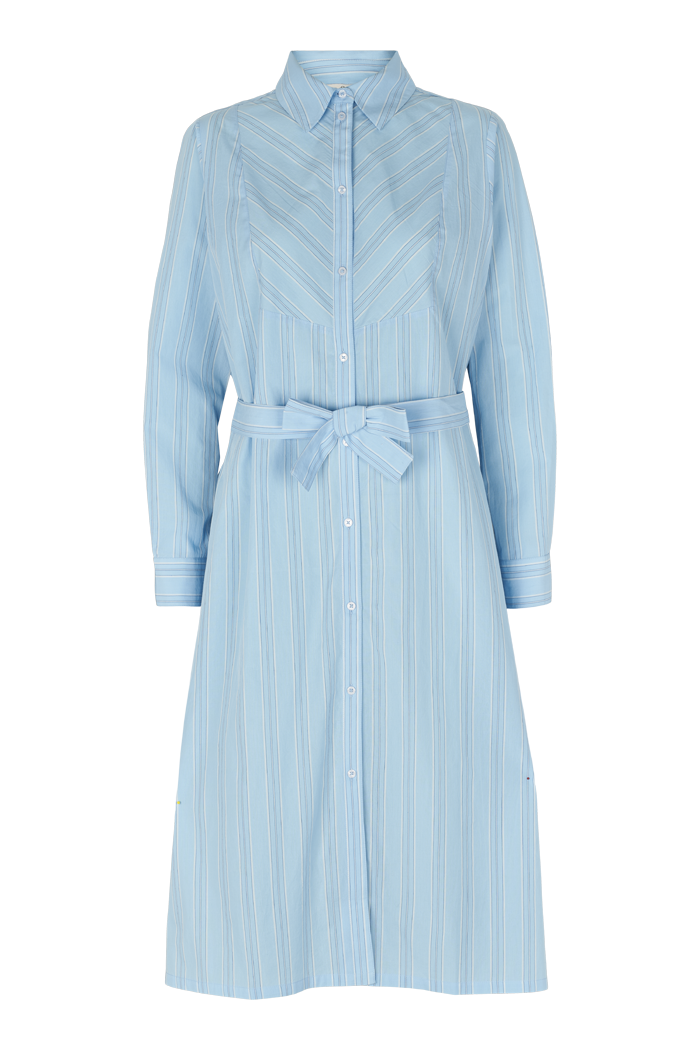 Basic Apparel Marina Dress Kjoler 679 Airy blue / Lotus / Birch / Classic Blue